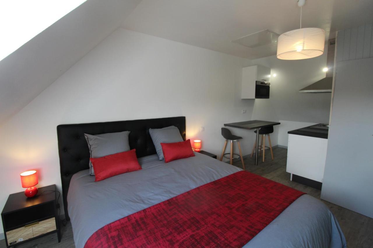 Studio Ouest Cuisine Prive Proche Centre Ville Loudéac Exteriör bild